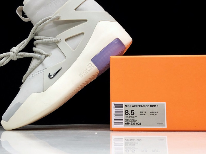 Nike Air Fear of God 1 “Light Bone” AR4237-002