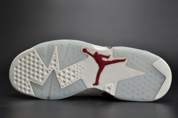 Air Jordan 6 Retro “Maroon” white 384664-116