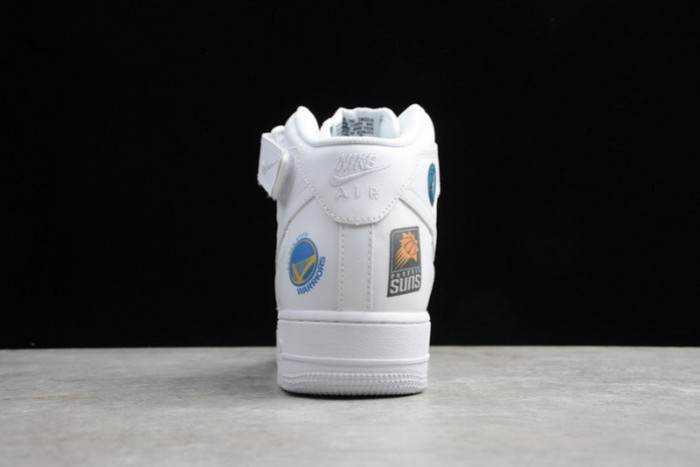 AIR FORCE 1 MID NBA WHITE AQ8017-100