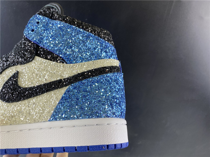 FRAGMENT DESIGN X AIR JORDAN 1 “GLITTER” CK5566-400